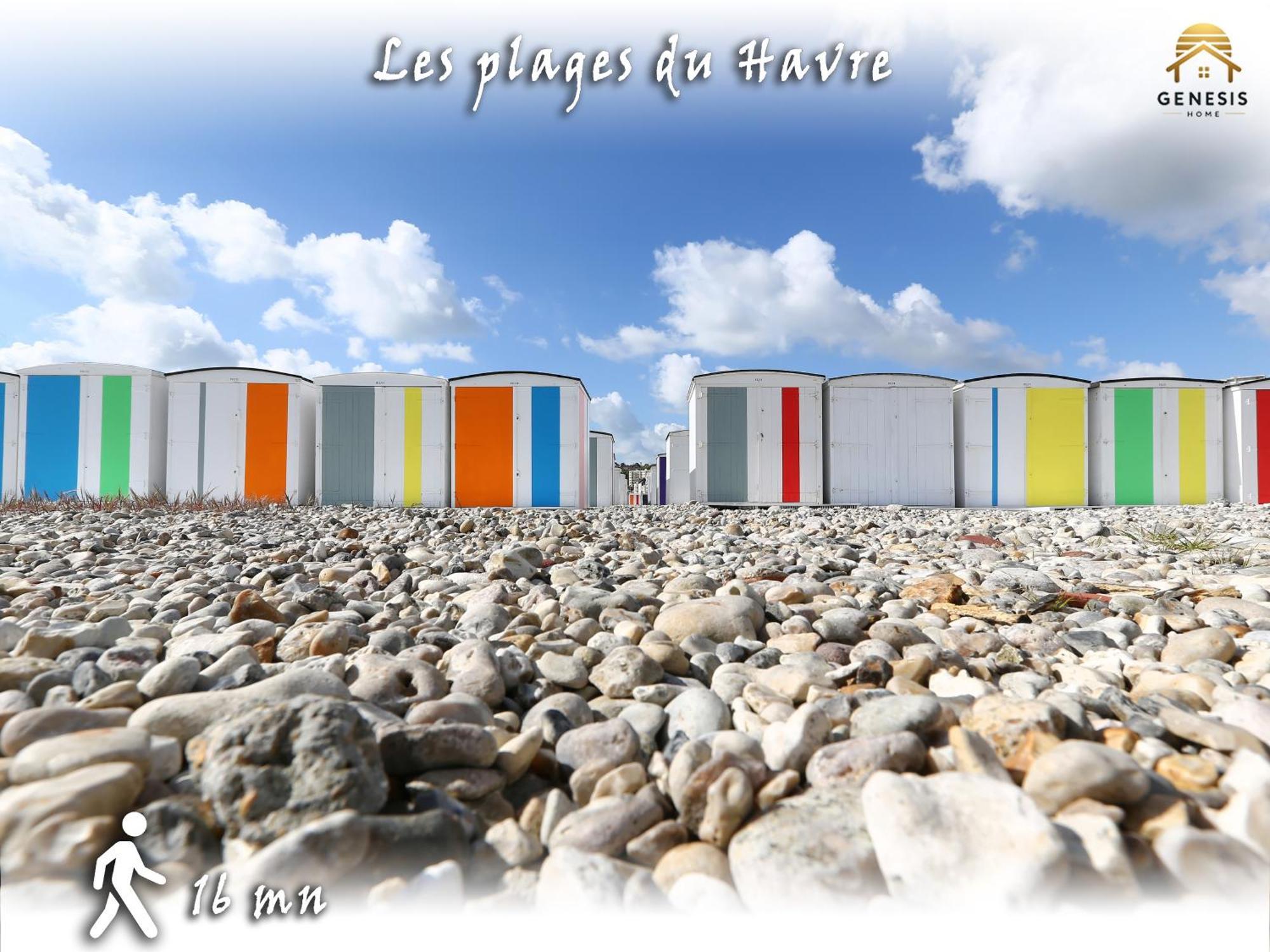 Cocon Perret Aux Plages Du Havre 르아브르 외부 사진